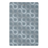 Abstracte grijze stroomachtergrond mini klembord (Achterkant)