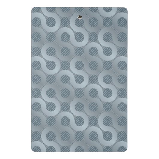 Abstracte grijze stroomachtergrond mini klembord (Achterkant)