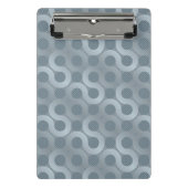 Abstracte grijze stroomachtergrond mini klembord (Voorkant)