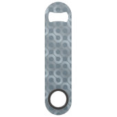 Abstracte grijze stroomachtergrond speed flessenopener (Voorkant)