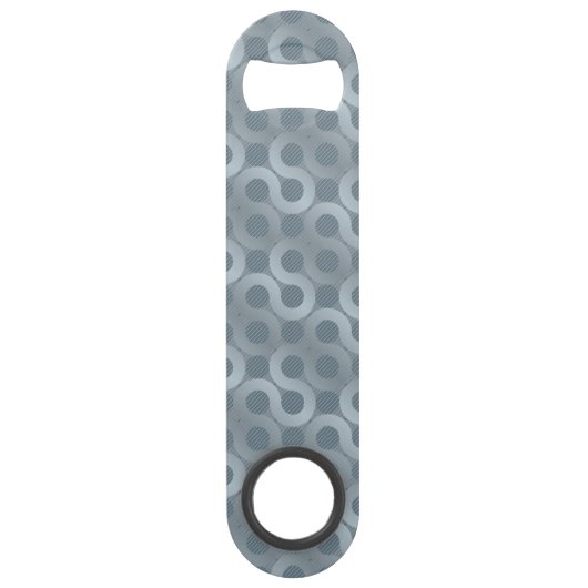 Abstracte grijze stroomachtergrond speed flessenopener (Voorkant)