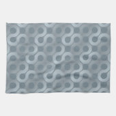 Abstracte grijze stroomachtergrond theedoek (Horizontaal)