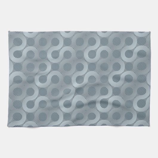 Abstracte grijze stroomachtergrond theedoek (Horizontaal)