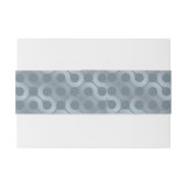 Abstracte grijze stroomachtergrond uitnodigingen wikkel (Achterkant Voorbeeld)