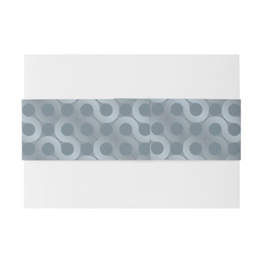 Abstracte grijze stroomachtergrond uitnodigingen wikkel (Achterkant Voorbeeld)