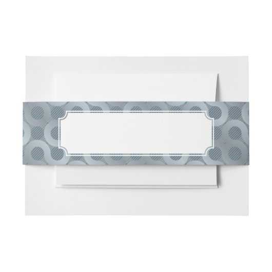 Abstracte grijze stroomachtergrond uitnodigingen wikkel (Voorkant Voorbeeld)