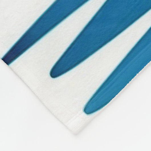 Abstracte grillige katten vissen in een bootmonogr fleece deken (Hoek)