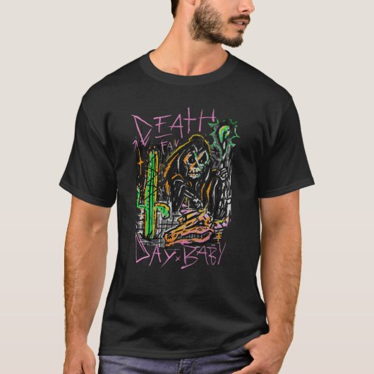 Abstracte grim Reaper T-shirt (Voorkant)
