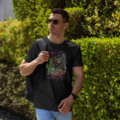 Abstracte grim Reaper T-shirt