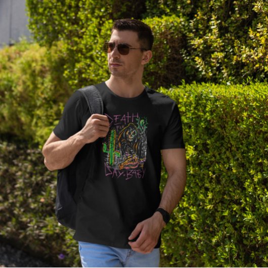 Abstracte grim Reaper T-shirt