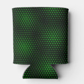 Abstracte groene achtergrond blikjeskoeler (Achterkant)