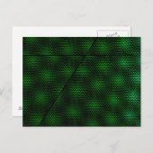 Abstracte groene achtergrond briefkaart (Voorkant / Achterkant)