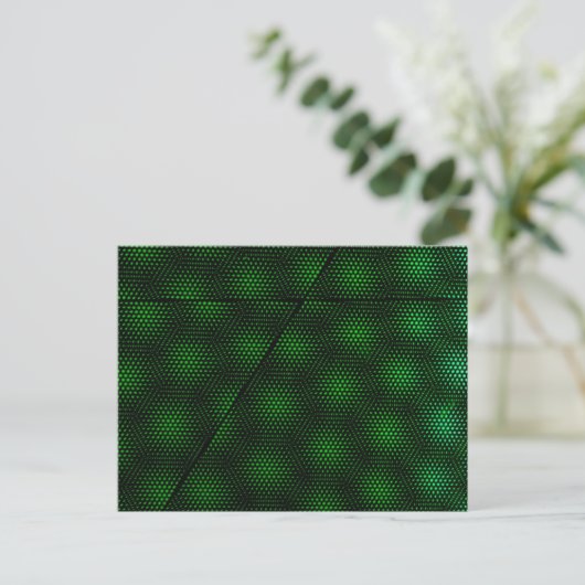 Abstracte groene achtergrond briefkaart (Staand voorkant)