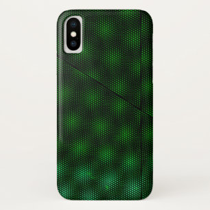 Abstracte groene achtergrond iPhone x hoesje