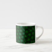 Abstracte groene achtergrond espresso kop (Rechts)