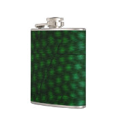 Abstracte groene achtergrond heupfles (Links)