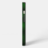 Abstracte groene achtergrond iPhone hoesje (Linkerkant)