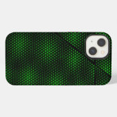 Abstracte groene achtergrond iPhone hoesje (Achterkant horizontaal)