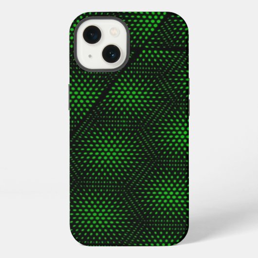 Abstracte groene achtergrond iPhone hoesje (Achterkant)