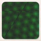 Abstracte groene achtergrond kartonnen onderzetters (Voorkant)