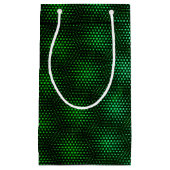 Abstracte groene achtergrond klein cadeauzakje (Voorkant)