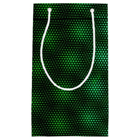 Abstracte groene achtergrond klein cadeauzakje (Voorkant)