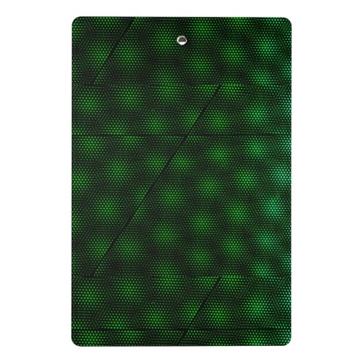 Abstracte groene achtergrond mini klembord (Achterkant)