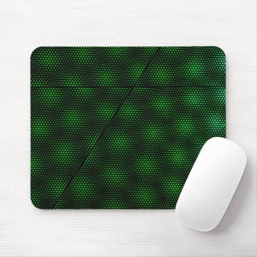 Abstracte groene achtergrond muismat (Met muis)