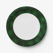 Abstracte groene achtergrond papieren bordje (Voorkant)