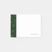 Abstracte groene achtergrond post-it® notes (Voorkant)
