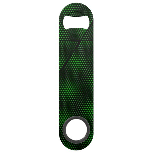 Abstracte groene achtergrond speed flessenopener (Achterkant)