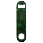 Abstracte groene achtergrond speed flessenopener (Voorkant)