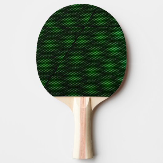 Abstracte groene achtergrond tafeltennisbatje (Voorkant)