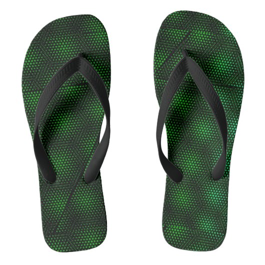 Abstracte groene achtergrond teenslippers (Voetbed)