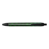 Abstracte groene achtergrond zwarte inkt pen (Achterkant)