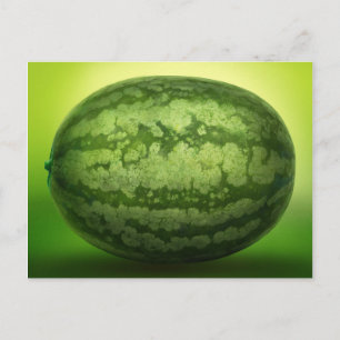 Abstracte groene achterkant watermeloen briefkaart