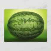 Abstracte groene achterkant watermeloen briefkaart (Voorkant)