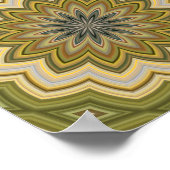 Abstracte groene affiche poster (Hoek)