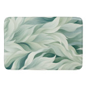 Abstracte Groene Bladeren Patroon Natuur Achtergro Badmat (Voorkant)