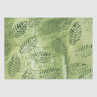 Abstracte groene bladeren tissuepapier