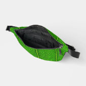 Abstracte groene bladtextuur heuptasje (Open)