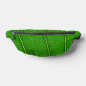 Abstracte groene bladtextuur heuptasje (Liggend)