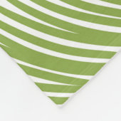 Abstracte groene bloemige, naadloze achtergrond. fleece deken (Hoek)