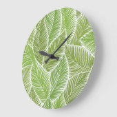 Abstracte groene bloemige, naadloze achtergrond. grote klok (Hoek)