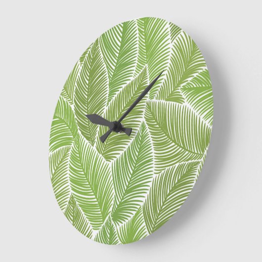 Abstracte groene bloemige, naadloze achtergrond. grote klok (Hoek)