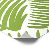 Abstracte groene bloemige, naadloze achtergrond. poster (Hoek)
