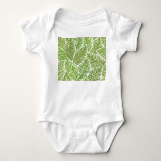 Abstracte groene bloemige, naadloze achtergrond. romper (Voorkant)