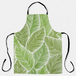 Abstracte groene bloemige, naadloze achtergrond. schort