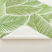 Abstracte groene bloemige, naadloze achtergrond. sherpa deken (3/4)