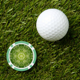Abstracte groene decoratieve afdruk poker chips